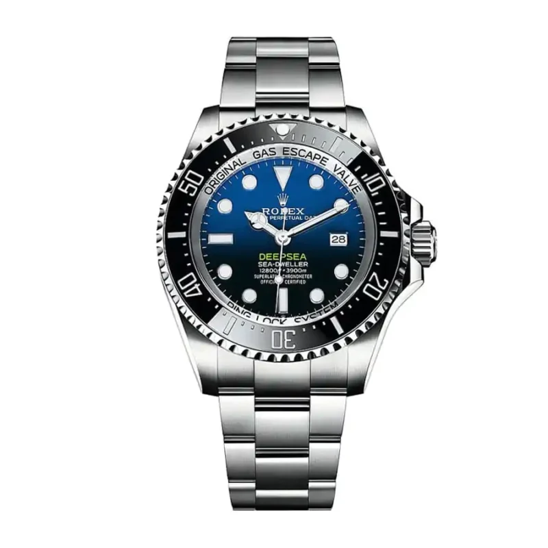 Rolex Sea Dweller Deepsea 44 Deep Blue Dial Stainless Steel Men’S Watch ...